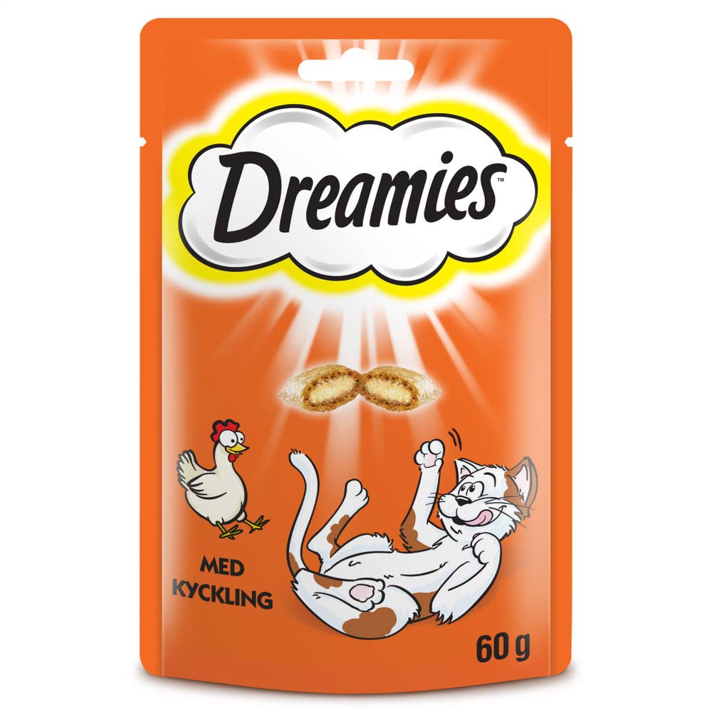 Dreamies Kattgodis Kyckling