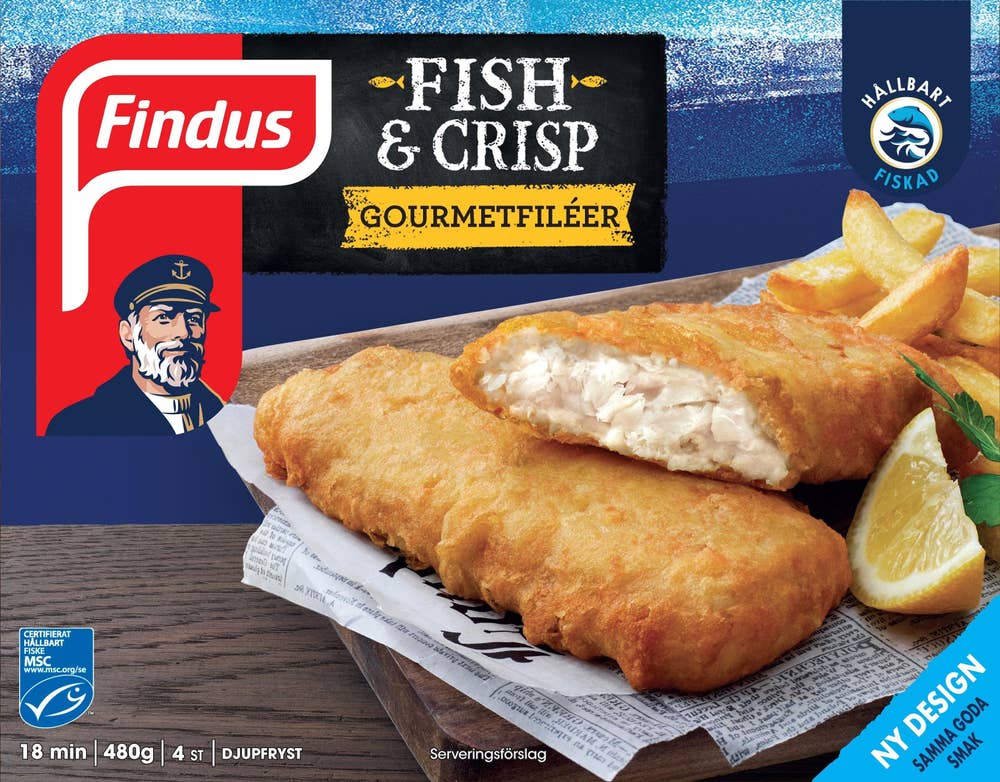Findus Fish & Crisp Fryst MSC