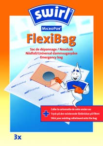 Swirl Dammsugarpåse Flexibag