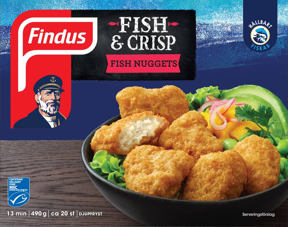 Findus Fish & Crisp Fish Nuggets Frysta MSC