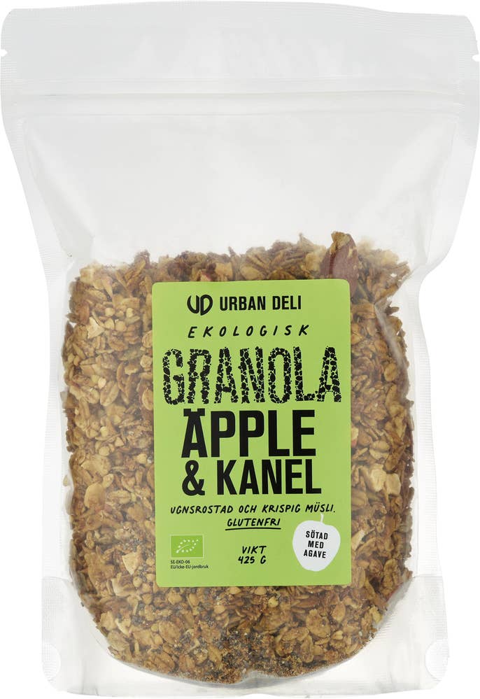 Urban Deli Granola Äpple & Kanel Glutenfri EKO