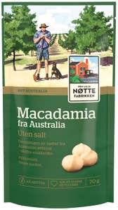 Den Lille Nöttefabrikken Macadamianötter Osaltade