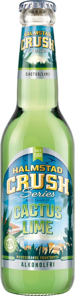 Halmstad Crush Fruktdryck Cactus & Lime Alkoholfri