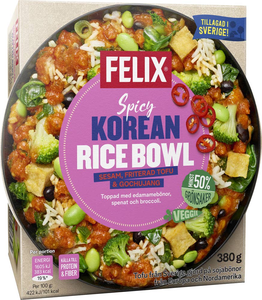 Felix Korean Rice Bowl Fryst