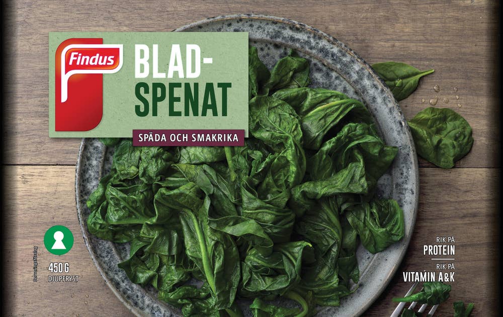 Findus Bladspenat Fryst