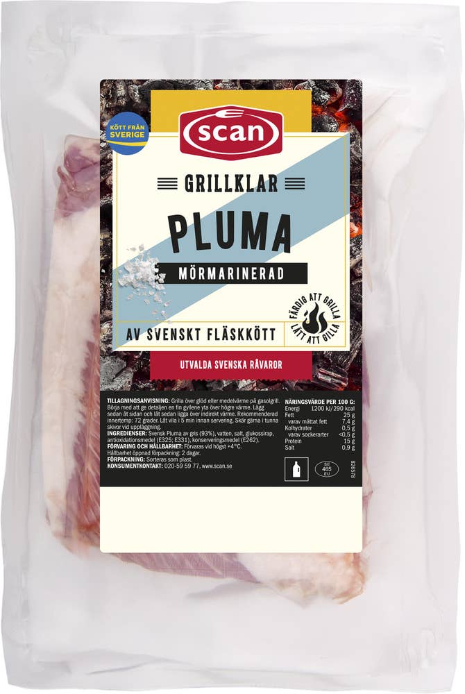 Scan Pluma Mörmarinerad Grillklar