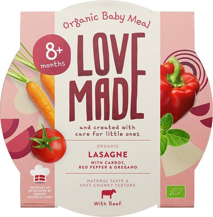 LoveMade Lasagne +8M EKO