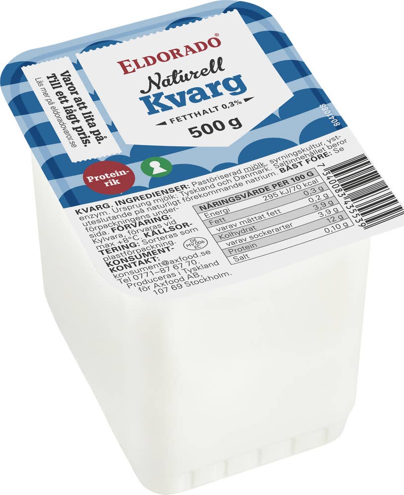 Eldorado Kvarg Naturell 0,3%
