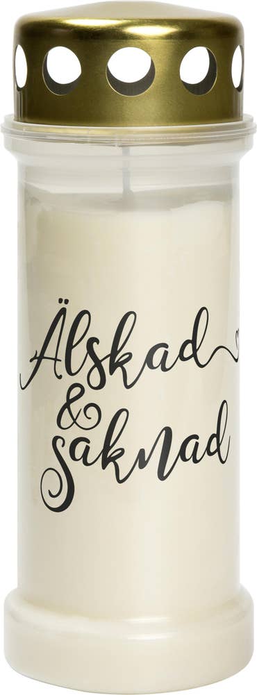 Bolsius Gravljus Älskad Saknad