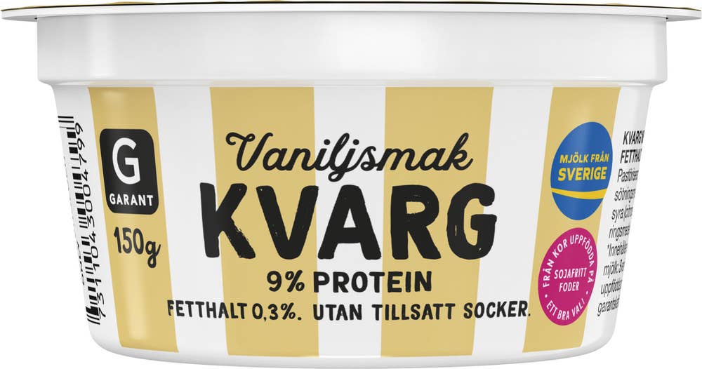Garant Kvarg Vanilj Utan Tillsatt Socker 0,3%