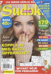 Tidsam Sudoku för Alla Tidsam