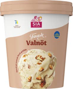 SIA Glass Finaste Valnöt Gräddglass