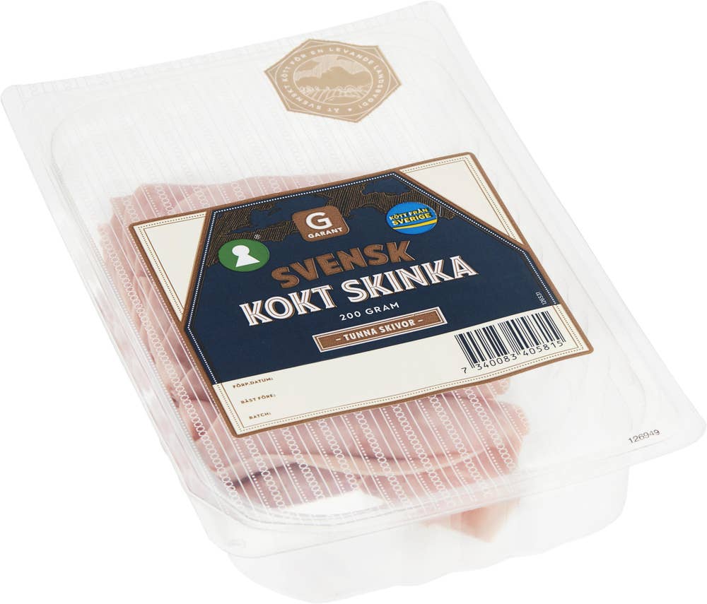 Garant Skinka Kokt Tunna Skivor