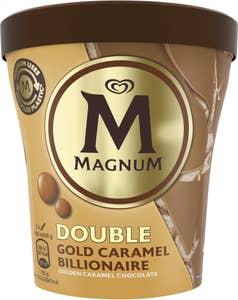 Magnum Glass Double Gold Caramel Billionaire