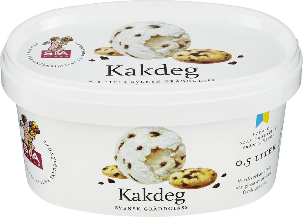 SIA Glass Kakdeg Gräddglass 0,5L Sia
