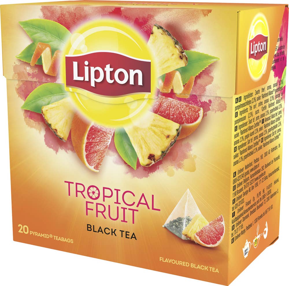Lipton Svart Te Tropical Fruit Pyramidte 20-p Lipton