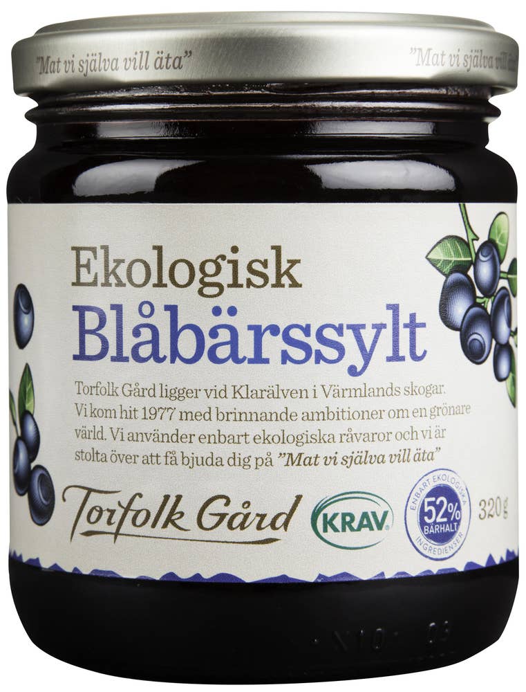Torfolk Gård Sylt Blåbär EKO/KRAV