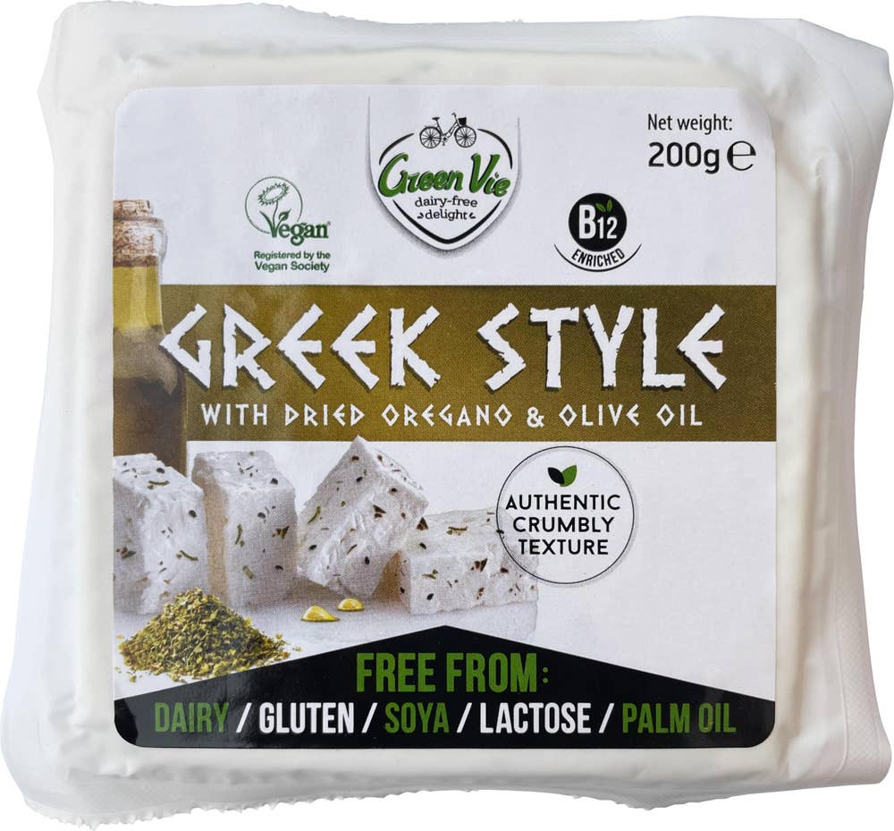 Green Vie Greek Style med Oregano & Olivolja Vegansk