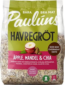 Paulúns Havregröt Äpple, Mandel & Chia