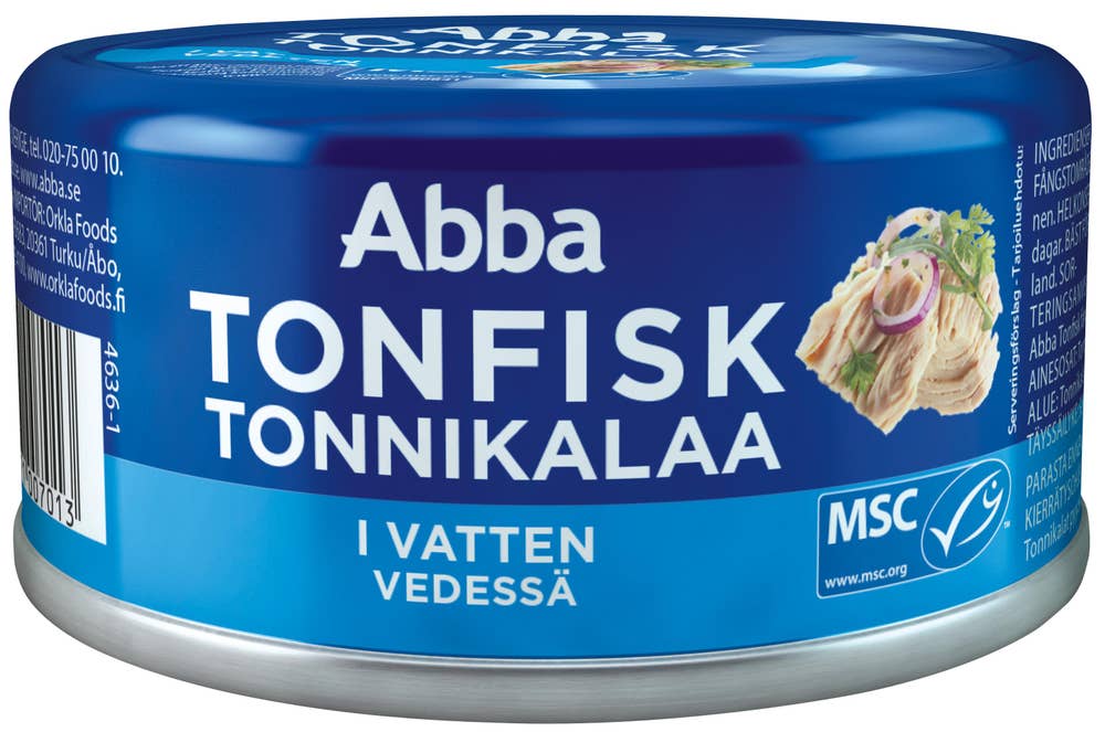 Abba Tonfisk Filébitar i Vatten MSC