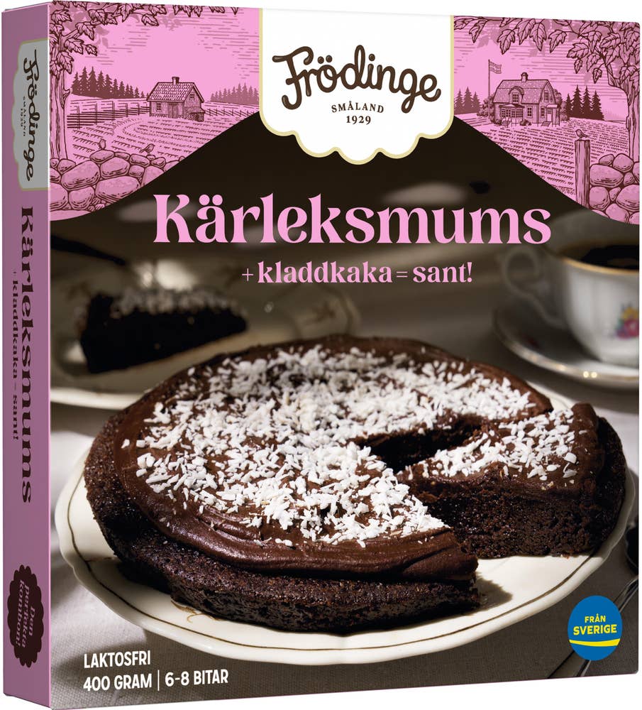 Frödinge Kärleksmumskladdkaka Fryst