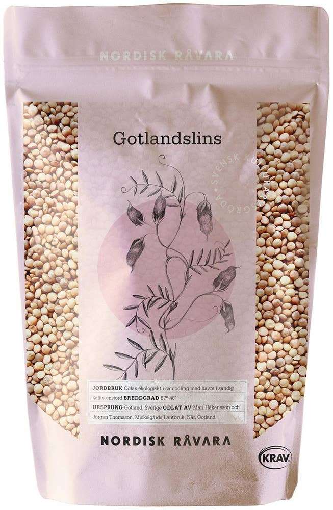Nordisk Råvara Gotlandslins Torkade KRAV