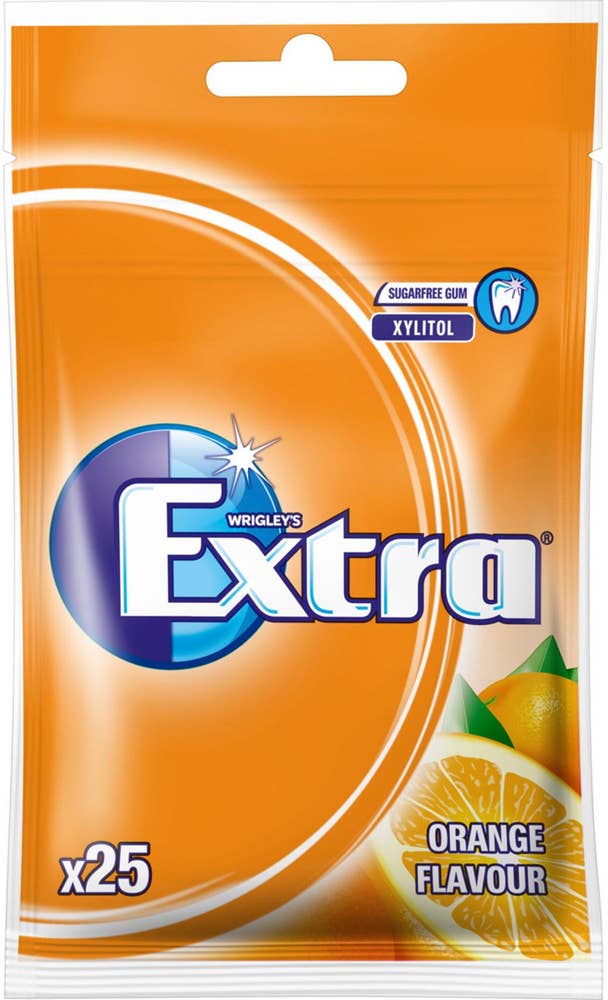 Extra Tuggummi Orange Extra