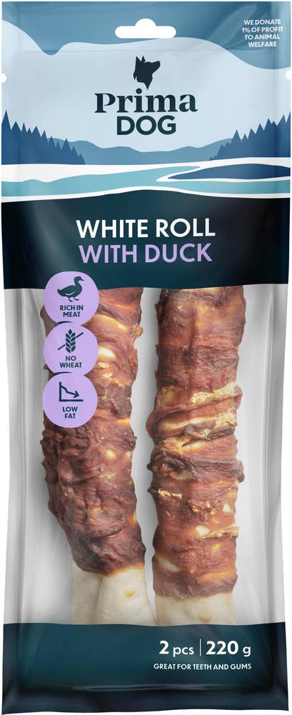 PrimaDog Tuggrulle med Anka 2-p
