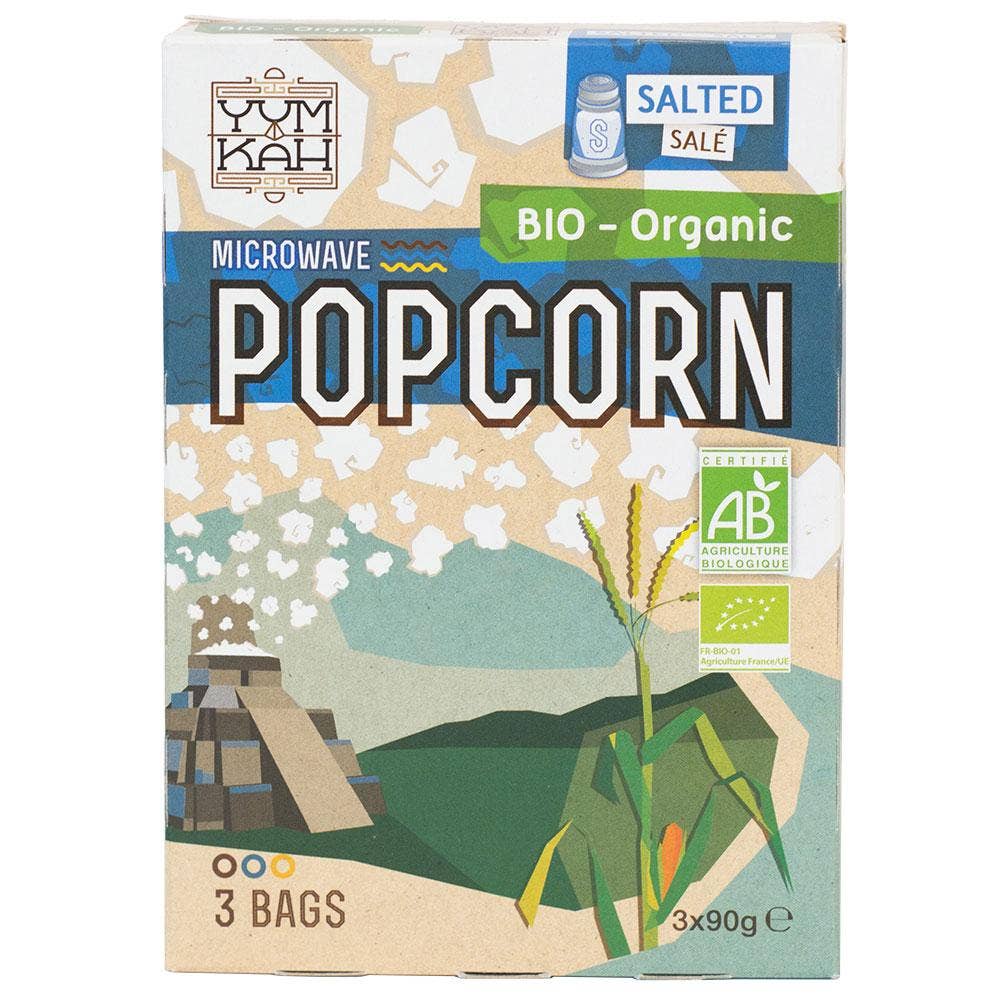 Yum Kah Mikropopcorn Saltade EKO 3x90g