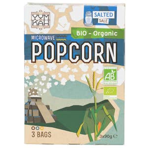 Yum Kah Mikropopcorn Saltade EKO 3x90g