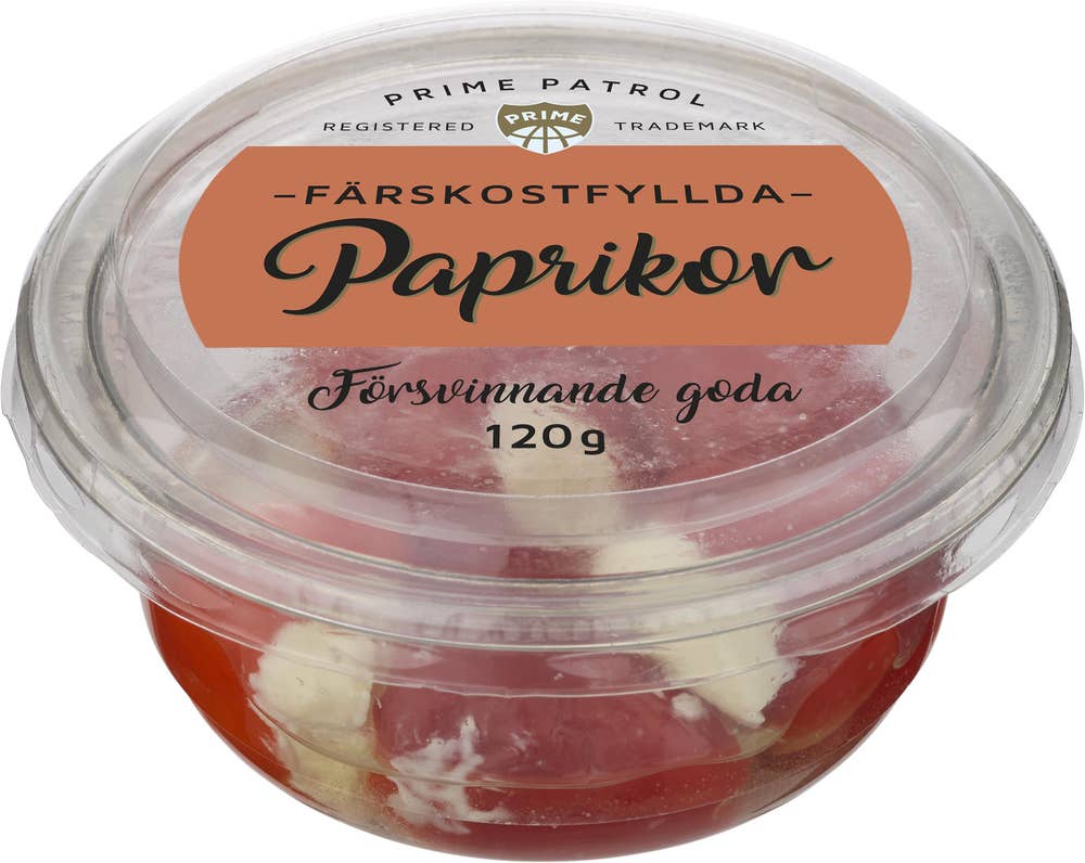 Prime Patrol Paprika Färskostfylld
