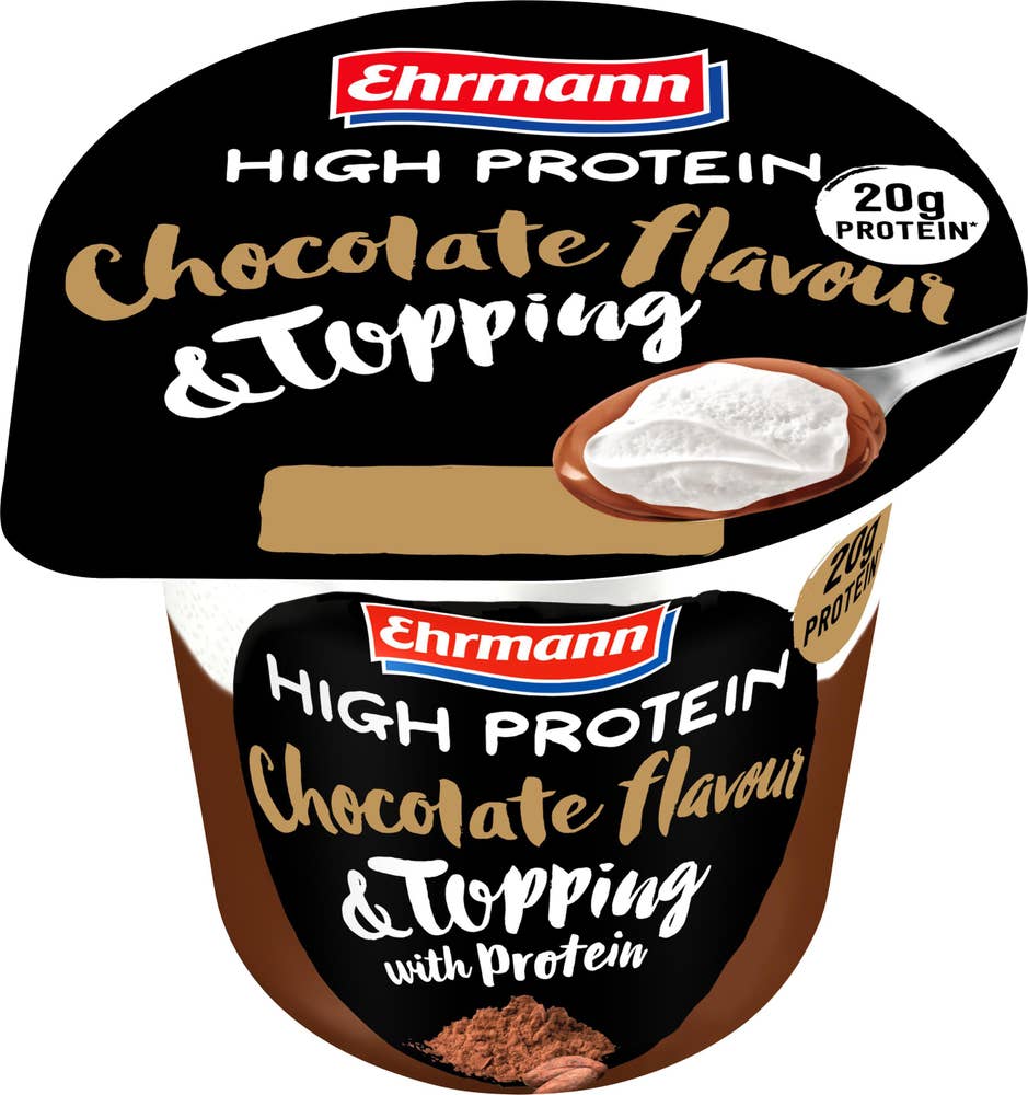 Ehrmann High Protein Proteinpudding Choklad med Topping