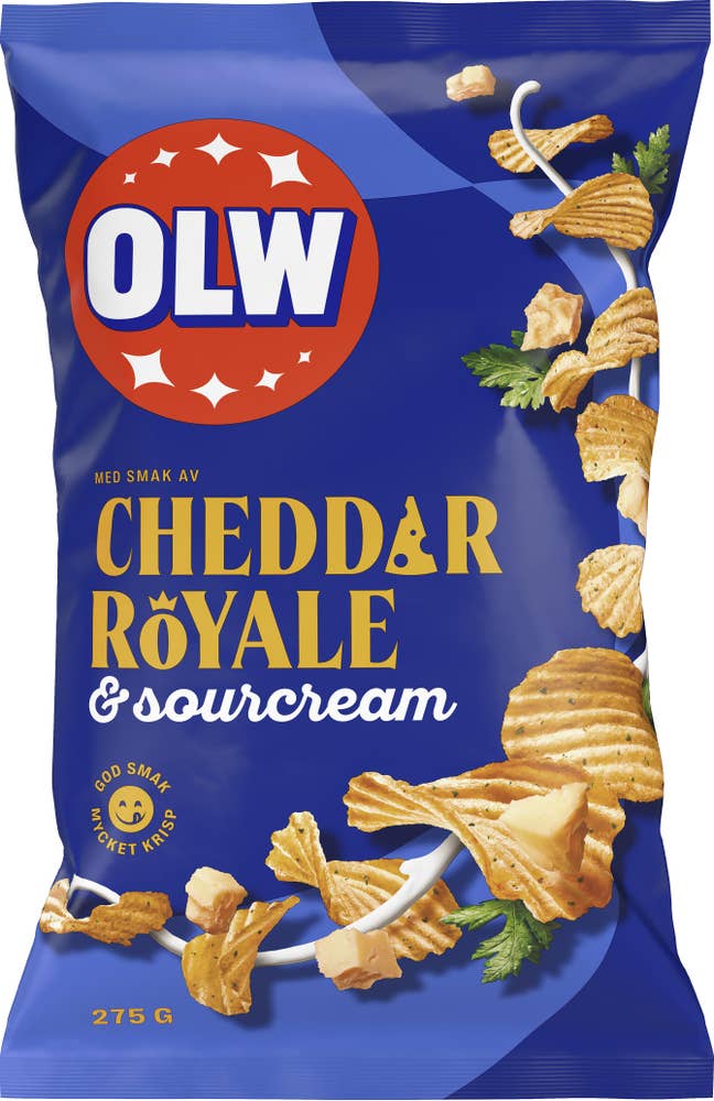 OLW Chips Cheddar Royale & Sourcream