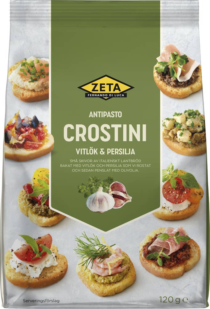 Zeta Crostini Vitlök & Persilja