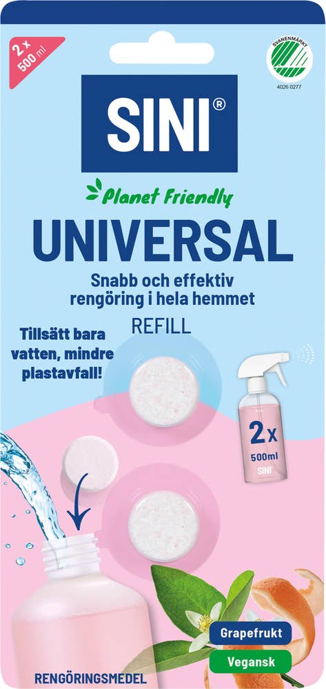 Sini Rengöringstablett Allrent Refill