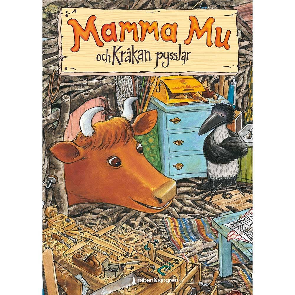 Raben&Sjögren Mamma Mu och Kråkan pysslar pysselbok - Jujja Wieslander