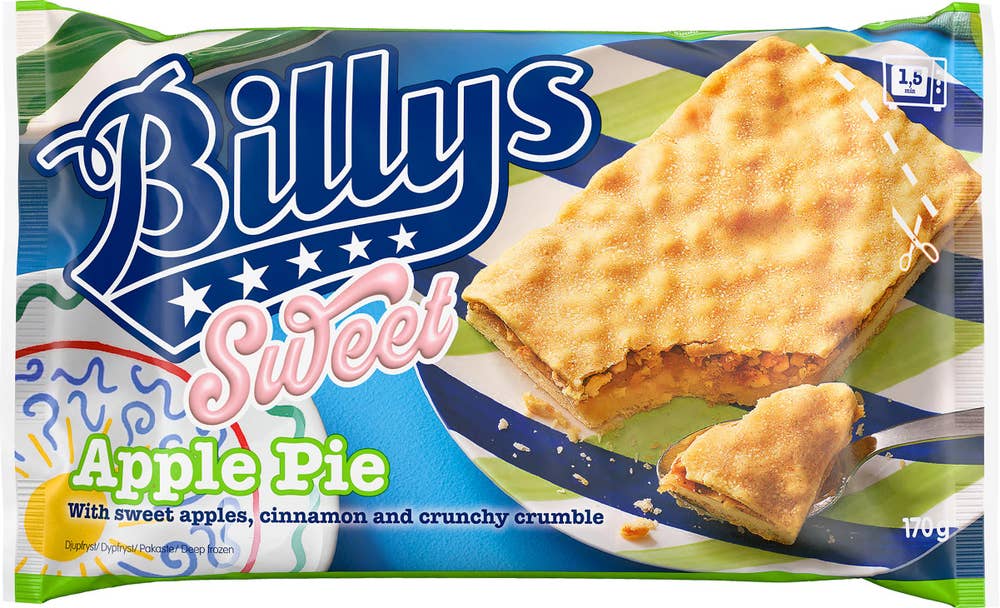 Billys Sweet Apple Pie Fryst