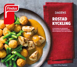 Findus Rostad Kyckling Fryst