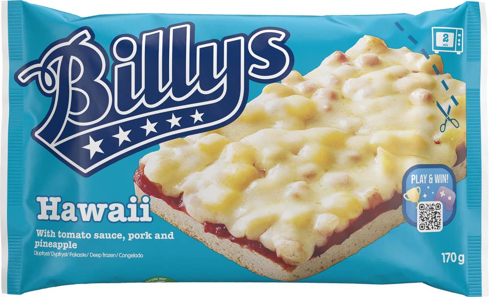 Billys Pan Pizza Hawaii Fryst