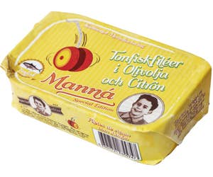 Manná Tonfiskfilé i Olivolja med Citron