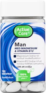 Active Care Vitamintillskott Man