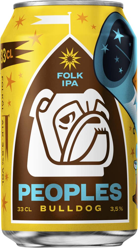 Gotlands Bryggeri Öl Peoples Bulldog IPA 3,5%