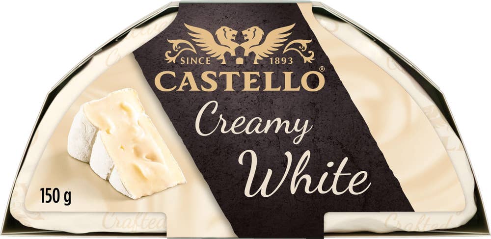 Castello® Vitmögelost Creamy White 39%