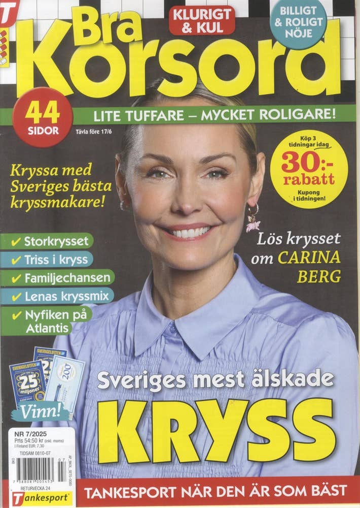 Tidsam Bra Korsord Tidsam