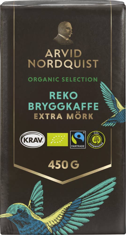 Arvid Nordquist Selection Reko Bryggkaffe Extra Mörk EKO/KRAV/Fairtrade