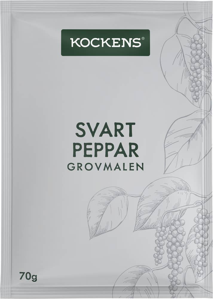 Kockens Svartpeppar Grovmalen