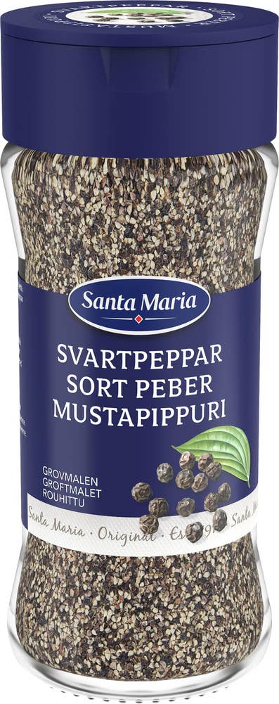 Santa Maria Svartpeppar Grov Mellanburk