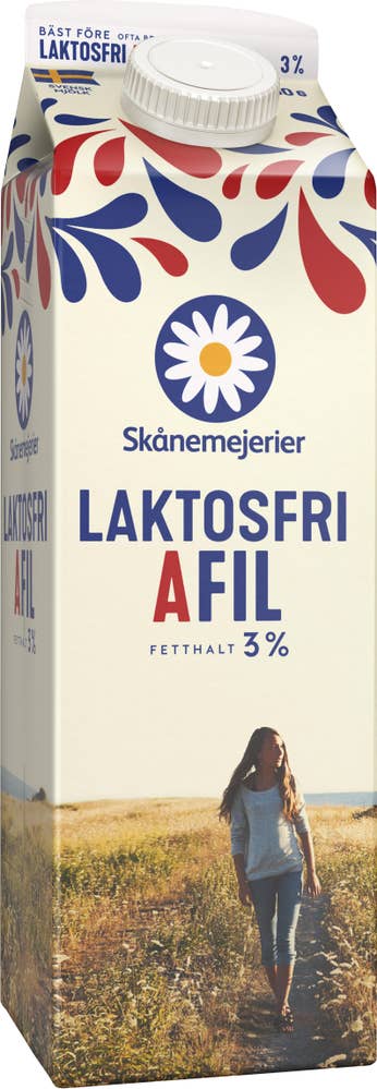 Skånemejerier A-fil Laktosfri 3%