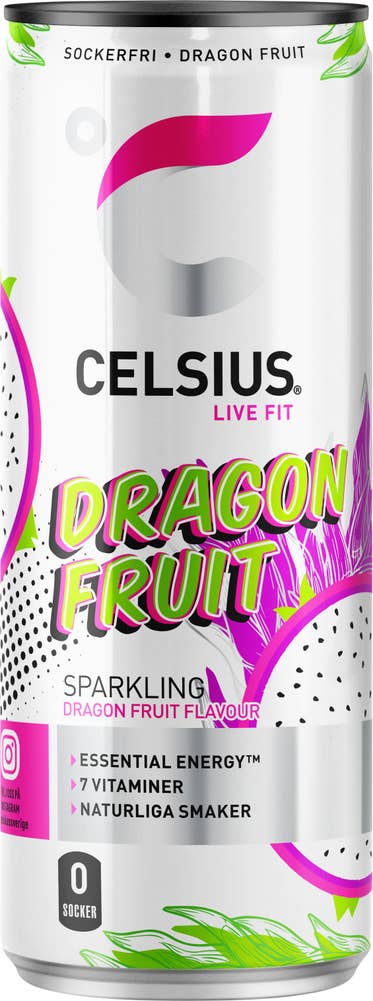 Celsius Energidryck Dragon Fruit