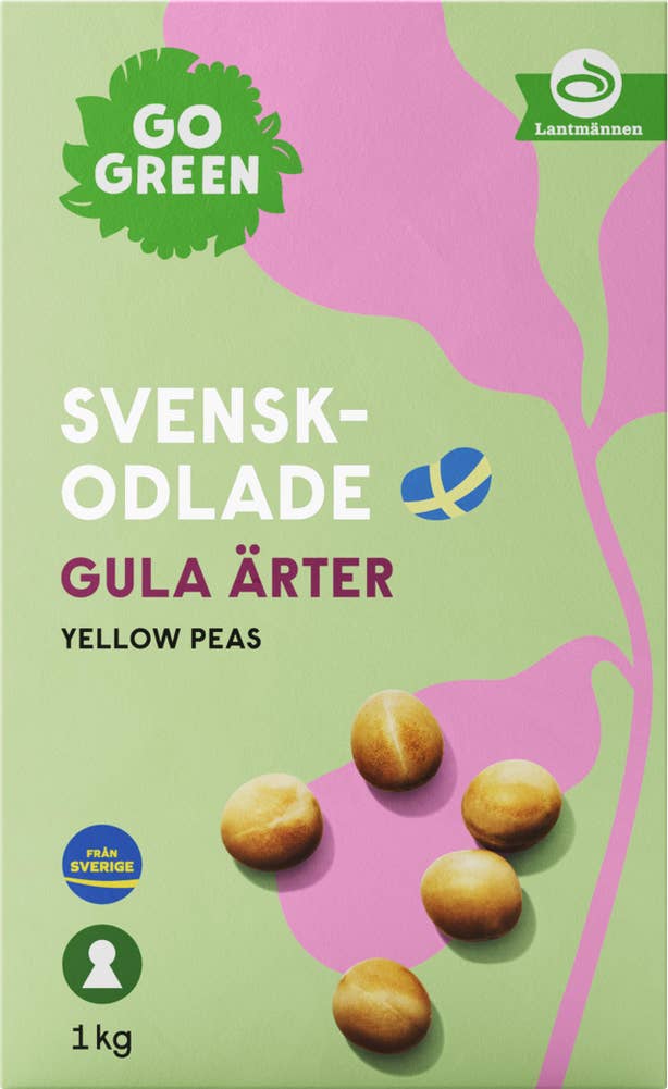 GoGreen Gula Ärter Svenskodlade